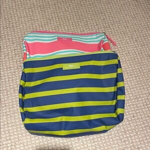 Scout Striped Pink and Blue Cosmetic Bag Set